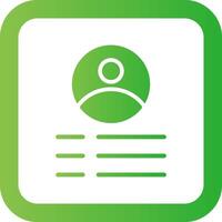 Profile Creative Icon Design vector
