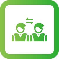 Social Distancing Creative Icon Design vector