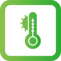 diseño de icono creativo de temperatura vector