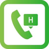Emergency Call Creative Icon Design vector