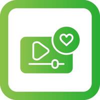 Interactive Video Creative Icon Design vector