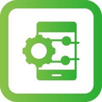 Project Management App Creative Icon Design vector