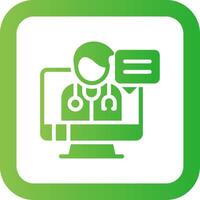 Telemedicine Creative Icon Design vector