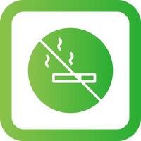 No Smoking Area Creative Icon Design vector