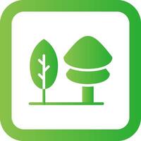 Trees Creative Icon Design vector