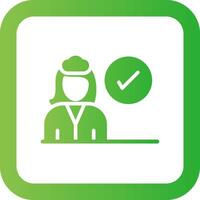 Vetted Professionals Creative Icon Design vector