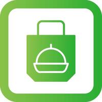 Food Delivery Creative Icon Design vector