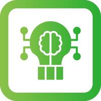 Deep Learning Creative Icon Design vector