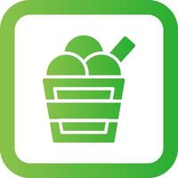 Ice Cream Creative Icon Design vector