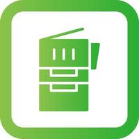 Copy Machine Creative Icon Design vector