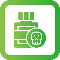 Poison Creative Icon Design vector