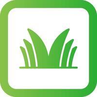 Grass Creative Icon Design vector