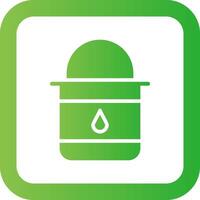 Paint Bucket Creative Icon Design vector