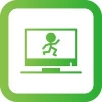 Motion Graphic Creative Icon Design vector