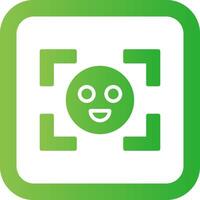 Face Detection Creative Icon Design vector