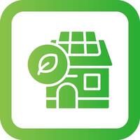 Eco Home Creative Icon Design vector