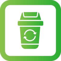 Trash Recycle Creative Icon Design vector
