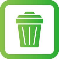 Trash Can Creative Icon Design vector