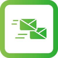 Mass Mailing Creative Icon Design vector