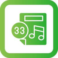 Music Score Creative Icon Design vector