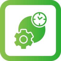 Work Time Creative Icon Design vector