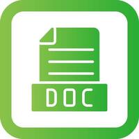 Doc Creative Icon Design vector