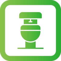 Toilet Creative Icon Design vector