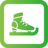 Ice Skates Creative Icon Design vector