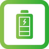 Charging Battery Creative Icon Design vector