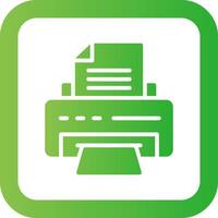 Printer Creative Icon Design vector