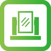 Mirror Creative Icon Design vector