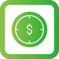 Money Hour Creative Icon Design vector