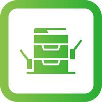 Copy Machine Creative Icon Design vector