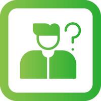 Question Creative Icon Design vector