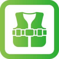 Life Jacket Creative Icon Design vector