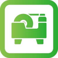 Tape Dispenser Creative Icon Design vector