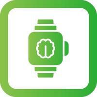 inteligente reloj creativo icono diseño vector