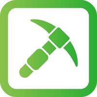 Pickaxe Creative Icon Design vector