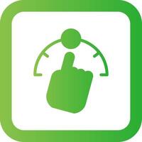 Gesture Control Creative Icon Design vector