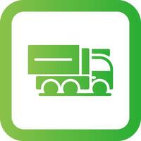 Cargo Truck Creative Icon Design vector