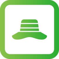 Sun Hat Creative Icon Design vector
