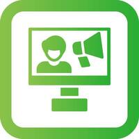 Advertising Creative Icon Design vector