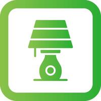 Table Lamp Creative Icon Design vector