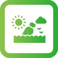 Message In A Bottle Creative Icon Design vector