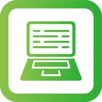 Laptop Creative Icon Design vector