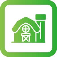 Farm House Creative Icon Design vector