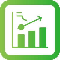 Clustered Bar Creative Icon Design vector