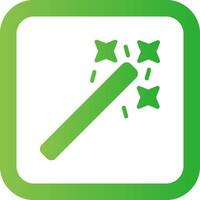 Magic Wand Creative Icon Design vector