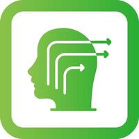 Knowledge Extraction Creative Icon Design vector