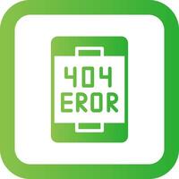 Error Creative Icon Design vector